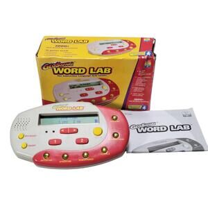 Geo Safari: Word Lab Learning SYSTEM handheld electronic game w/ Box + Manual